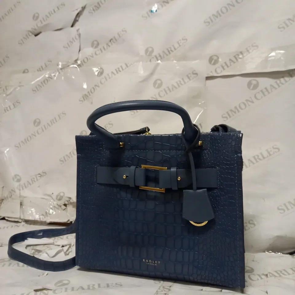 RADLEY LONDON LIGHT BLUE LEATHER HANDBAG 