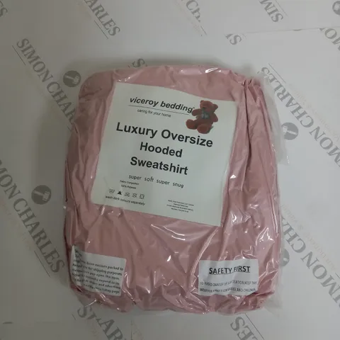 LUXURY OVERSIZE HOODED SWEATSHIRT