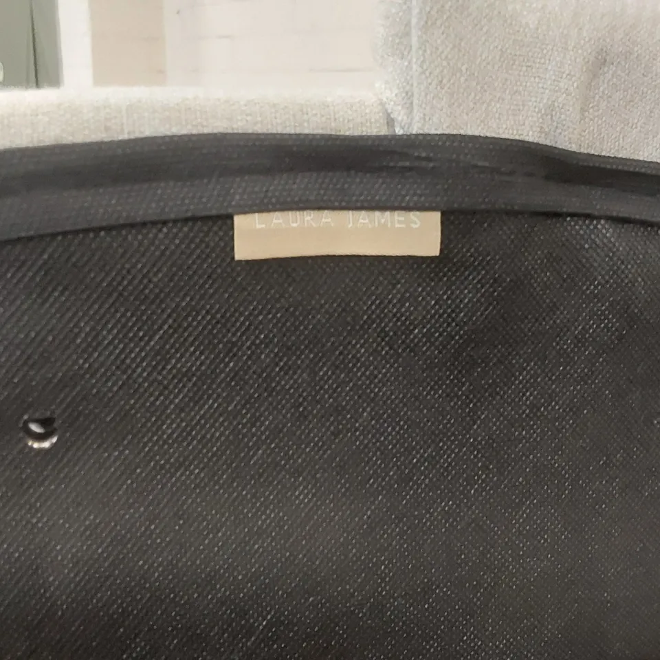 BOXED LAURA JAMES FABRIC DINING CHAIR