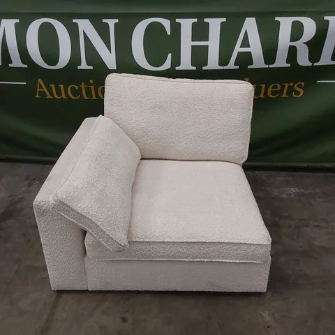 FABRIC UPHOLSTERED SOFA PIECE WITH CUSHIONS