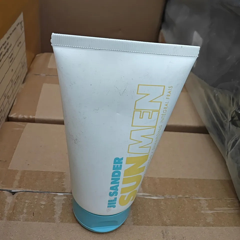BOX OF APPROXIMATELY 40 X JIL SANDER SUNMEN FRESH ALL OVER SHAMPOO