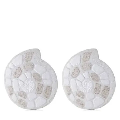 GARDEN REFLECTIONS COASTAL EDIT SET OF 2 STEPPING STONES