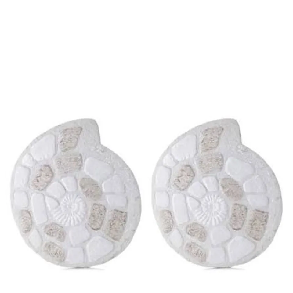 GARDEN REFLECTIONS COASTAL EDIT SET OF 2 STEPPING STONES