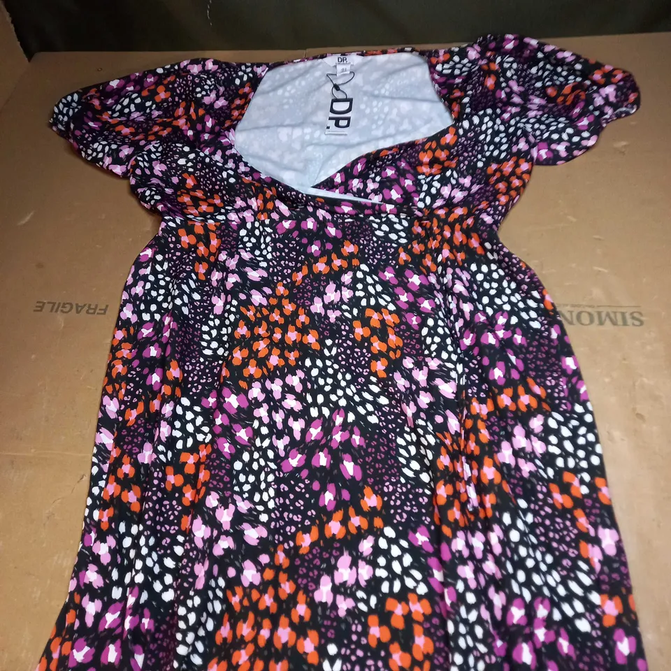 MILTI ANIMAL WEAP MIDI DRESS SIZE 16