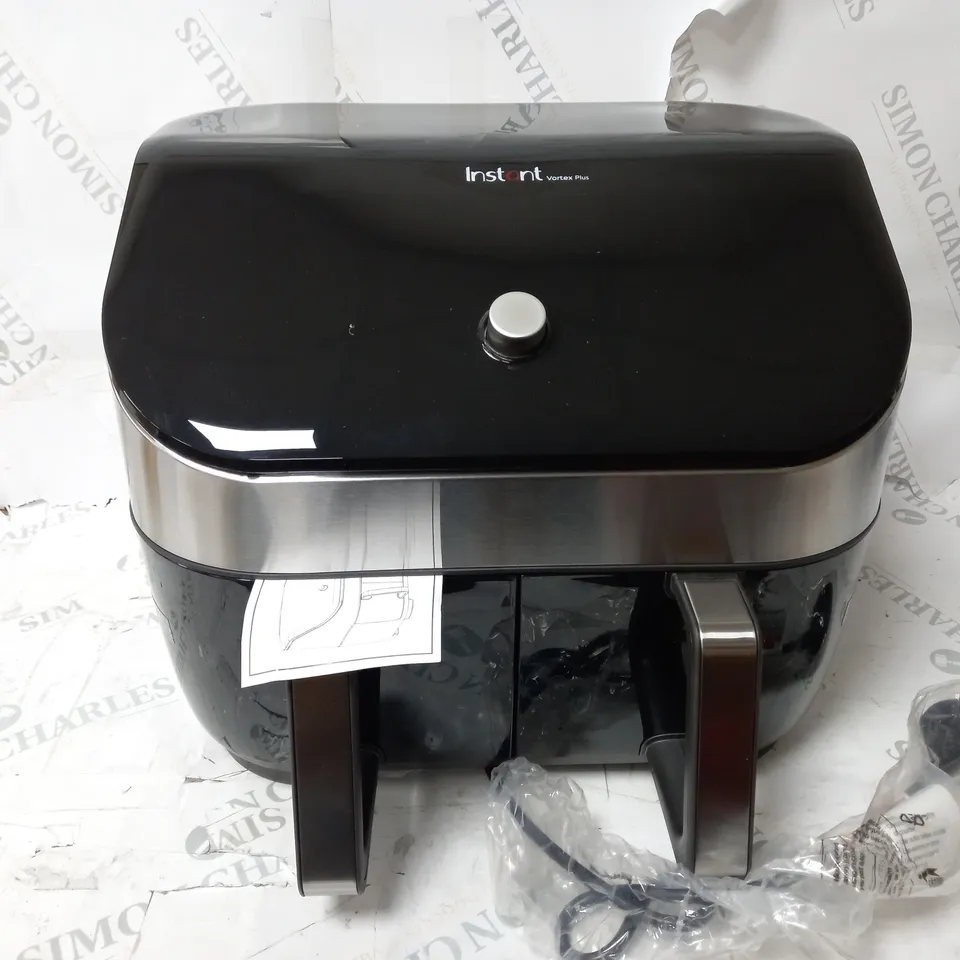 BOXED INSTANT VORTEX 8 IN 1 DUAL AIR FRYER 7.6