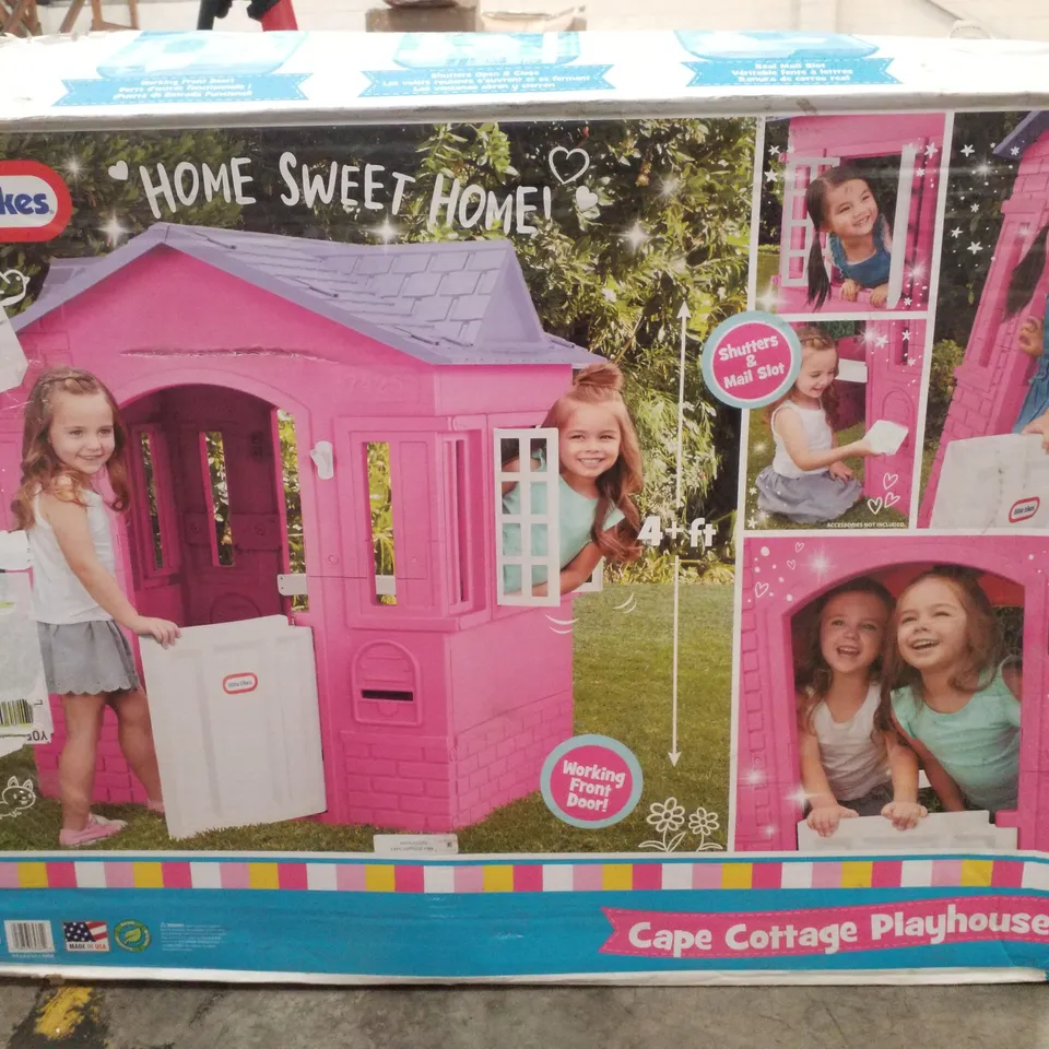 BOXED LITTLE TIKES CAPE COTTAGE PLAYHOUSE - COLLECTION ONLY  RRP £139.99