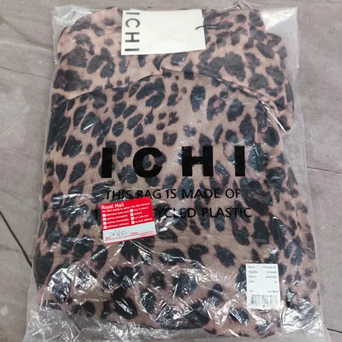 BAGGED ICHI PARDA DRESS IN LEOPARD PRINT - XL