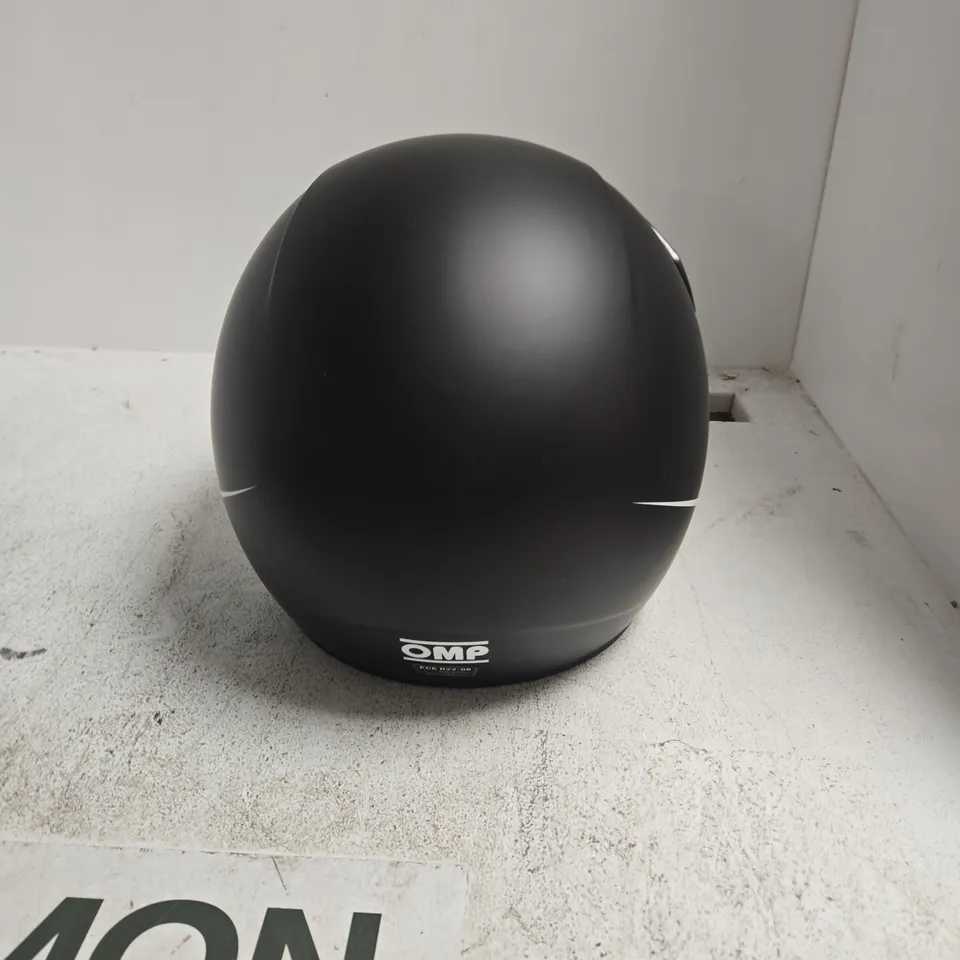 OMP RACING MOTORCYCLE HELMET – MATTE BLACK