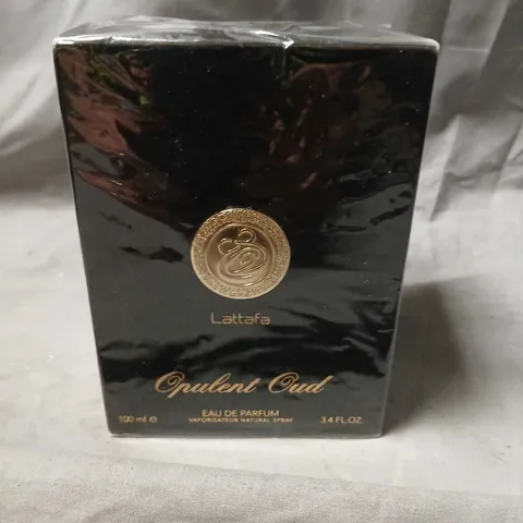 BOXED AND SEALED LATTAFA OPULENT OUD EAU DE PARFUM 100ML
