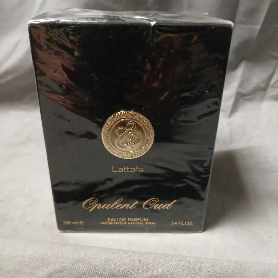 BOXED AND SEALED LATTAFA OPULENT OUD EAU DE PARFUM 100ML