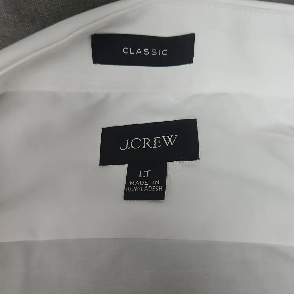 J.CREW CLASSIC WHITE DRESS SHIRT - MEN'S LT