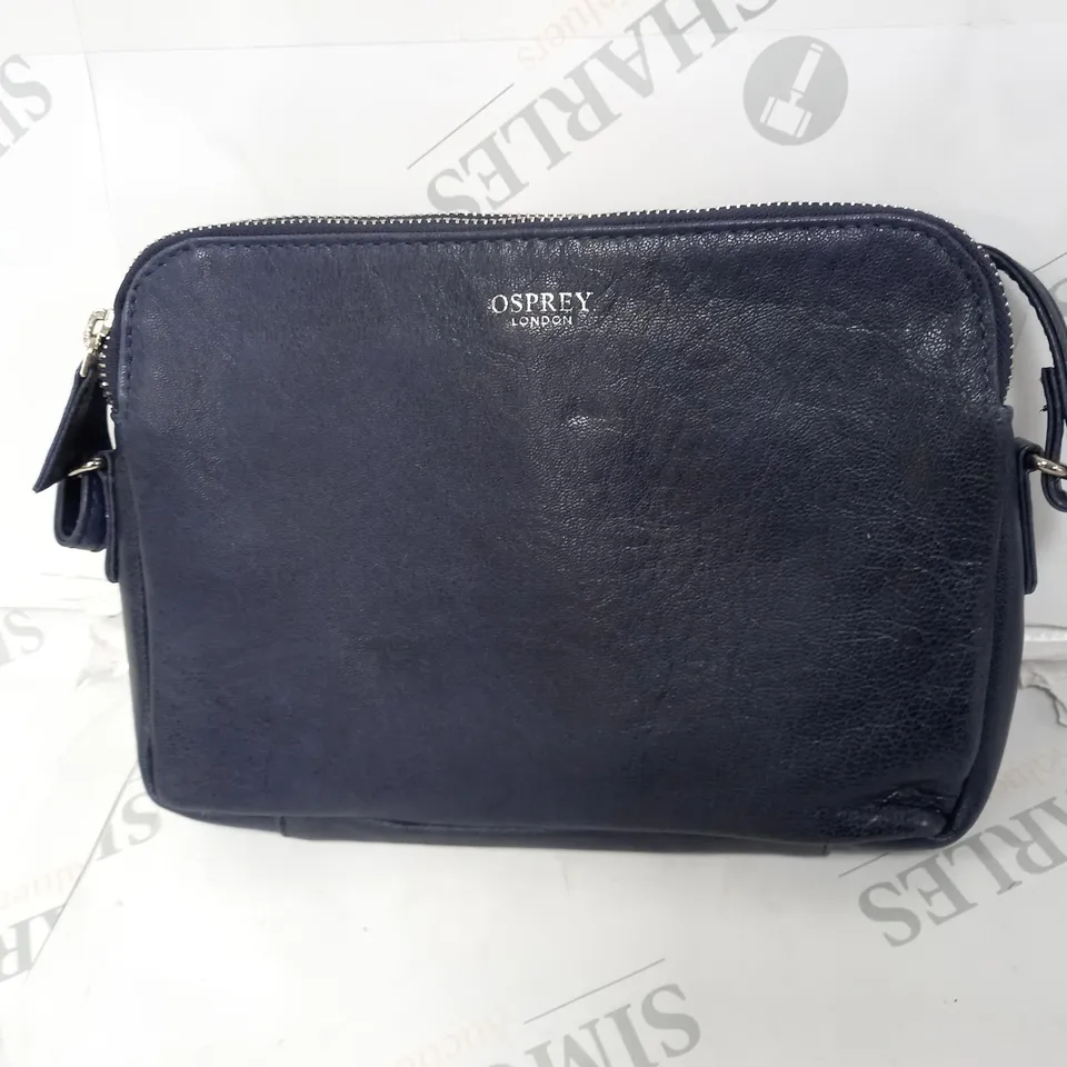OSPREY LONDON JURA LEATHER CROSS BODY BAG 