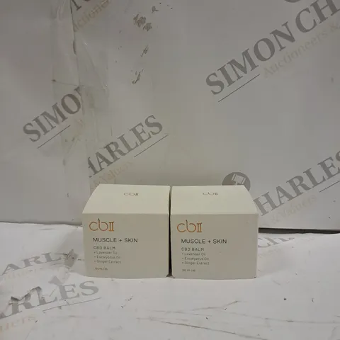 SET OF 2 CB2 CBD MUSCLE AND SKIN BALM