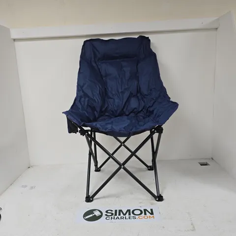 LIVEMORE BLUE FOLDING CAMPING CHAIR