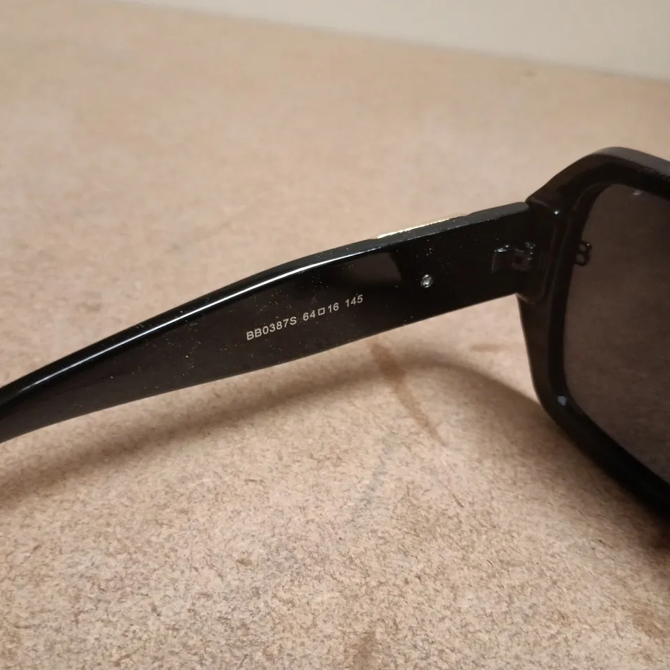 BALENCIAGA SUNGLASSES BB0387S – BLACK OVERSIZED SQUARE FRAME, 64-16-145