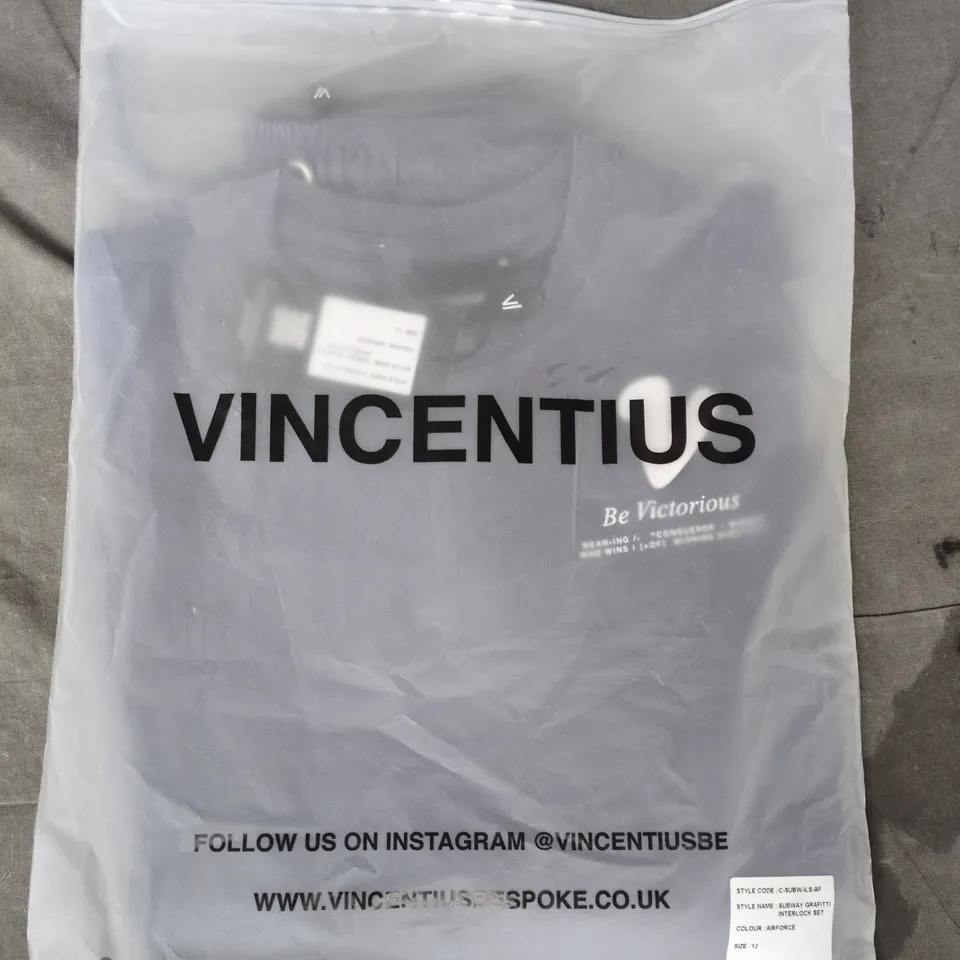 BAGGED VINCENTIUS SUBWAY GRAFFITI INTERLOCK SET IN AIRFORCE SIZE 12