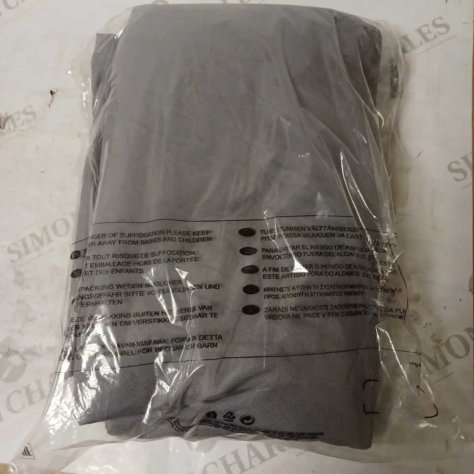 EVERYDAY 144 THREAD COUNT DUVET COVER SET - SILVER, KING RRP £22.99