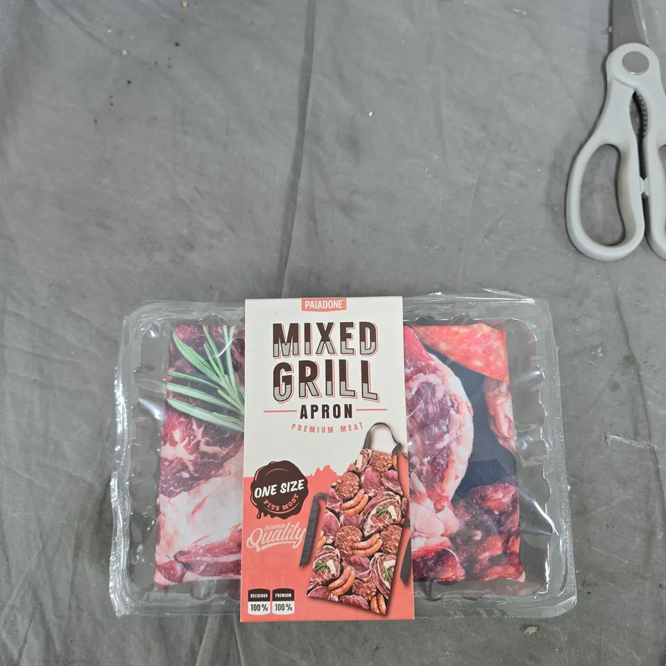 PALADONE MIXED GRILL APRON – ONE SIZE FITS MOST