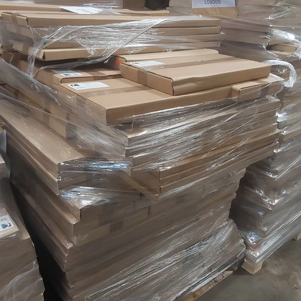 PALLET CONTAINING A LARGE QUANTITY OF ASSORTED BATHROOM FURNITURE PANELS INCLUDING: BASIN DOORS, BASE END/INFILL PANEL ECT