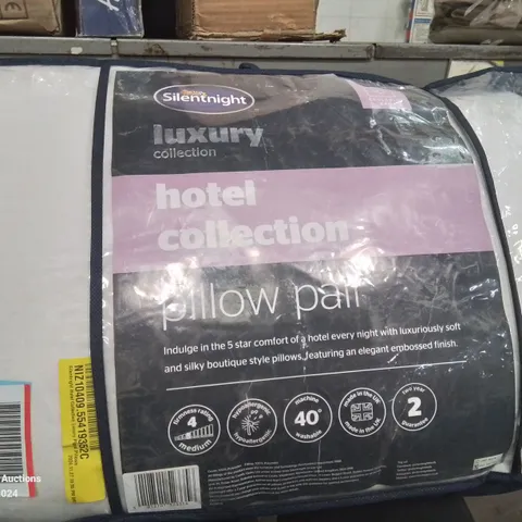 BAGGED SILENTNIGHT HOTEL COLLECTION LUXURY PILLOW PAIR