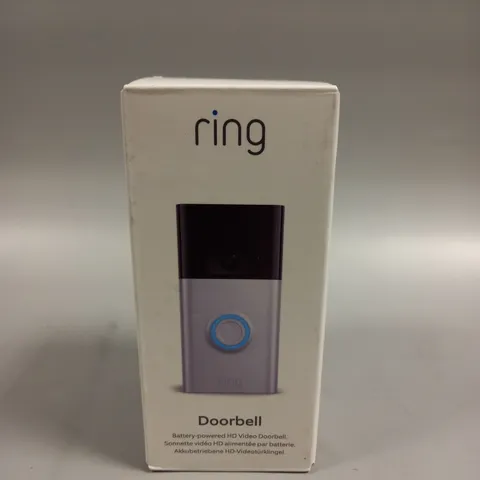 BOXED SEALED RING BATTERY POWERED HD VIDEO DOORBELL