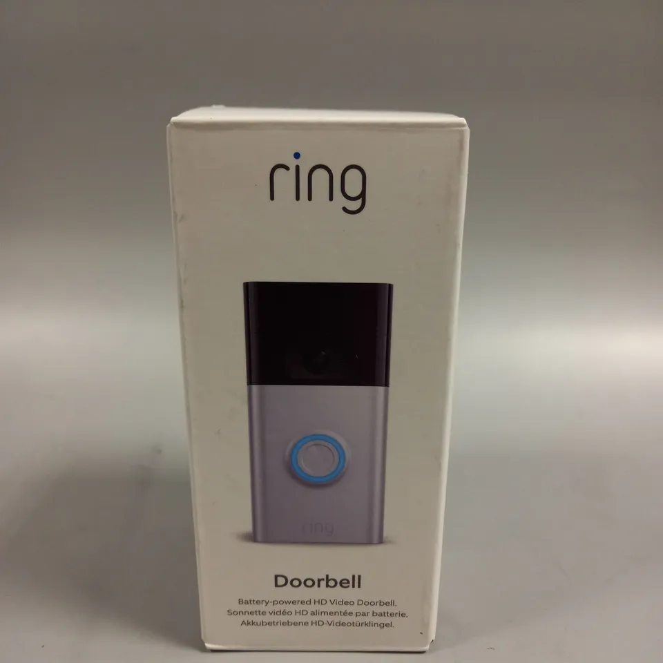 BOXED SEALED RING BATTERY POWERED HD VIDEO DOORBELL 