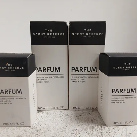 4 X OF ASSORTED THE SCENT RESERVE FRAGRANCES (WOMEN'S) - 2 X 100ML, 2 X 30ML