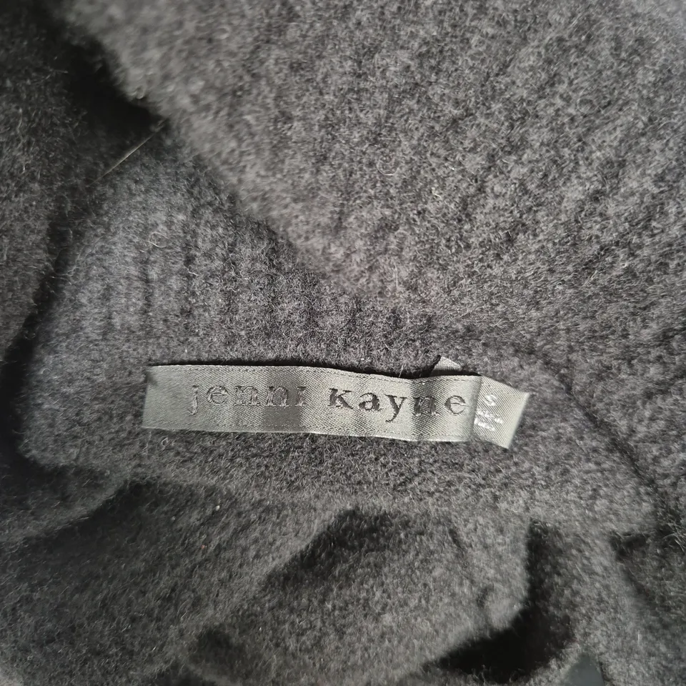 GREY KNIT CARDIGAN WITH BUTTON PLACKET - MEN'S JENNI KAYNE 