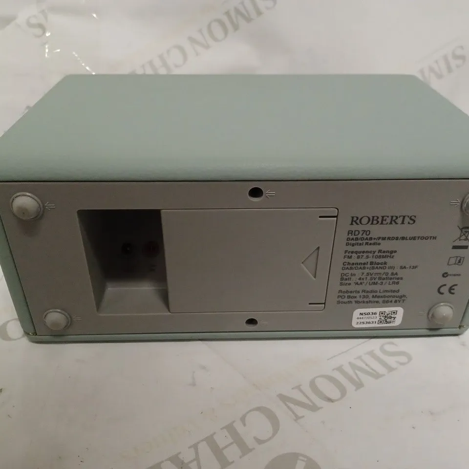 ROBERTS RD70 DAB/DAB+/FM RDS/BLUETOOTH DIGITAL RADIO