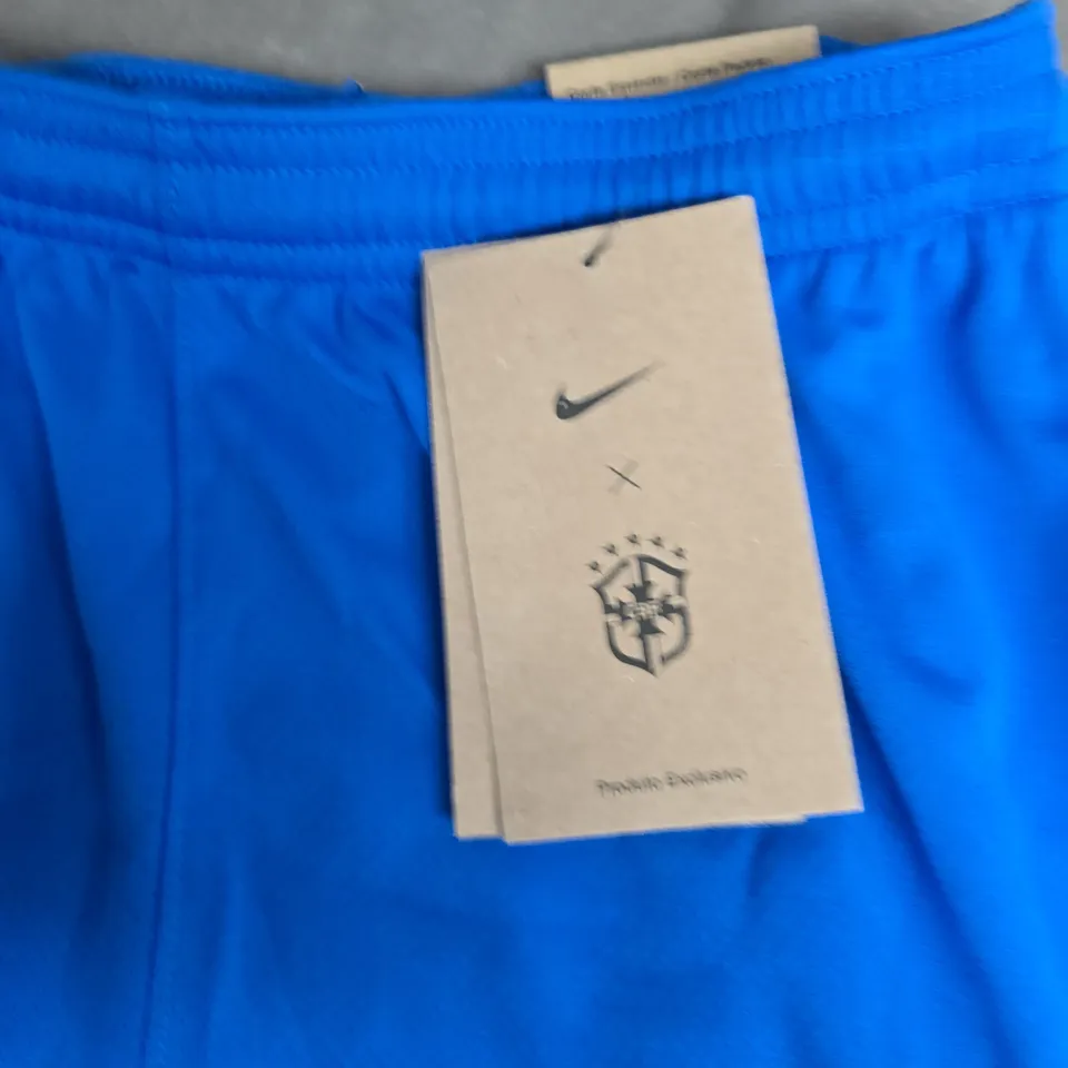 NIKE BRAZIL NATIONAL TEAM SHORTS – DRI-FIT, STANDARD FIT
