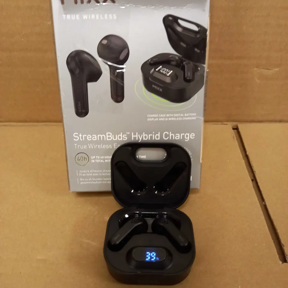MIXX STREAMBUDS HYBRID CHARGE TRUE WIRELESS EARBUDS