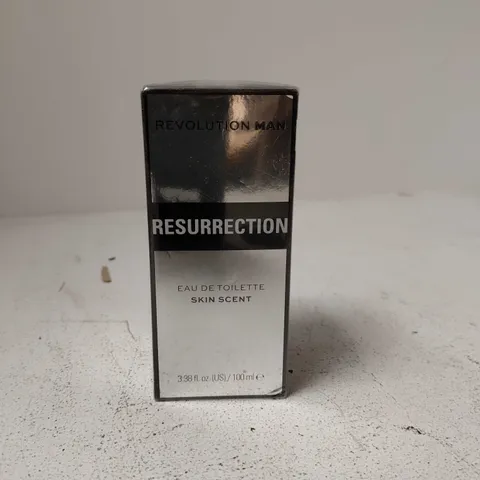 BOXED AND SEALED REVOLUTION MAN RESURRECTION EAU DE TOILETTE SKIN SCENT 100ML