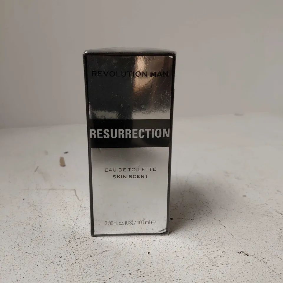 BOXED AND SEALED REVOLUTION MAN RESURRECTION EAU DE TOILETTE SKIN SCENT 100ML