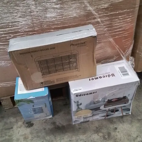 PALLET CONTAINING A LARGE QUANTITY OF ELECTRICAL PRODUCTS TO INCLUDE;TURNTABLE,FAN,INSECT BUG KILLER