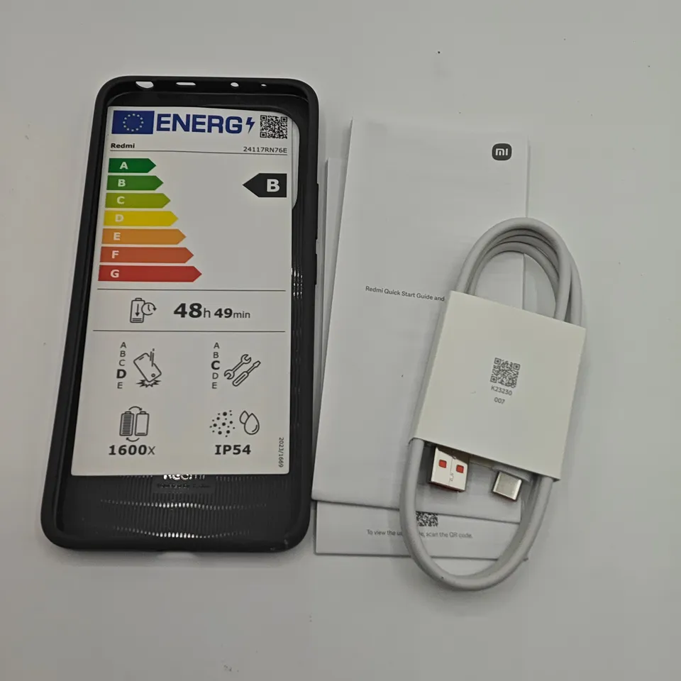 REDMI NOTE 14 256GB IN BLACK - 24117RN76E