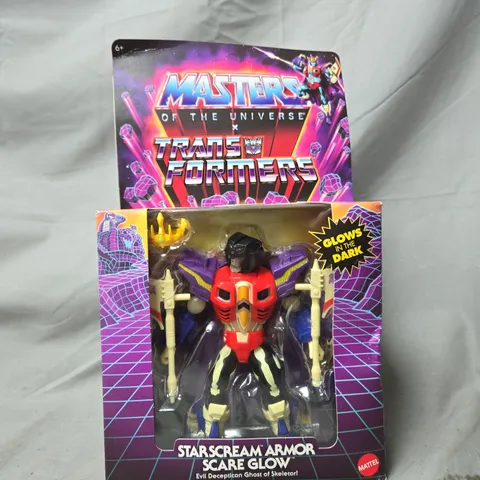 MASTERS OF THE UNIVERSE X TRANSFORMERS – STARSCREAM ARMOR SCARE GLOW FIGURE 