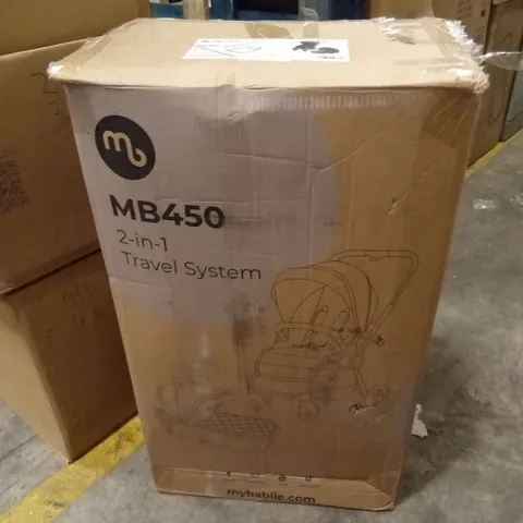 BOXED MYBABIIE MB450 TRAVEL SYSTEM