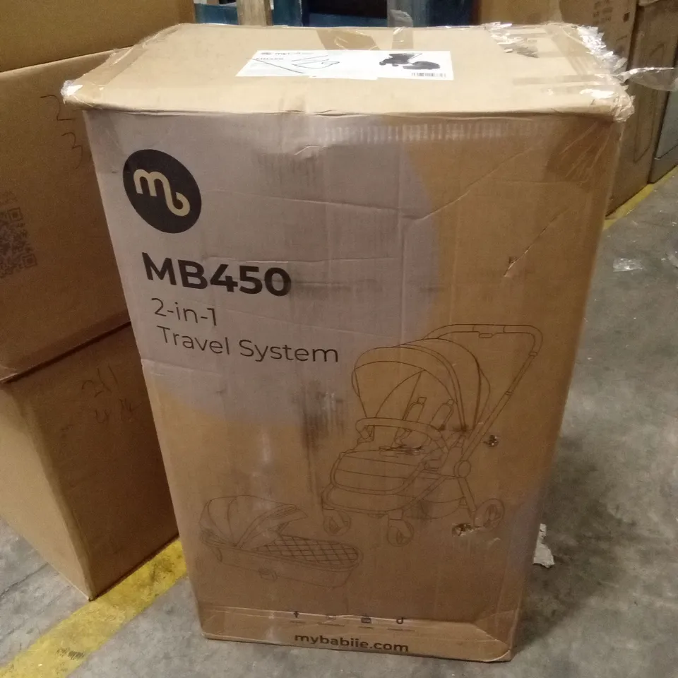 BOXED MYBABIIE MB450 TRAVEL SYSTEM