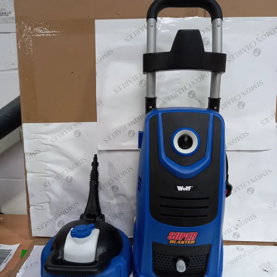 WOLF SUPER BLASTER PRESSURE WASHER BLUE - COLLECTION ONLY