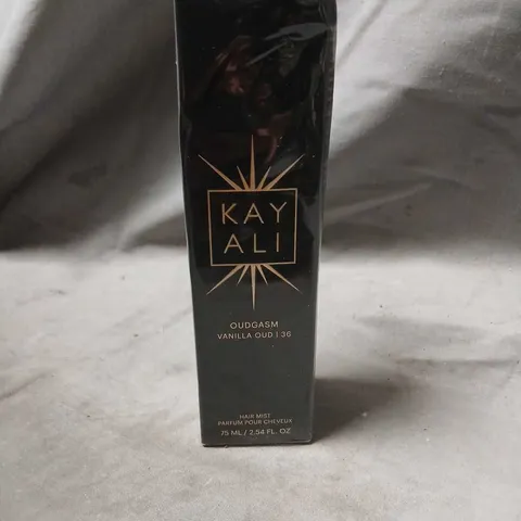 BOXED KAY ALI OUDGASM VANILLA OUD 36 HAIR MIST 75ML