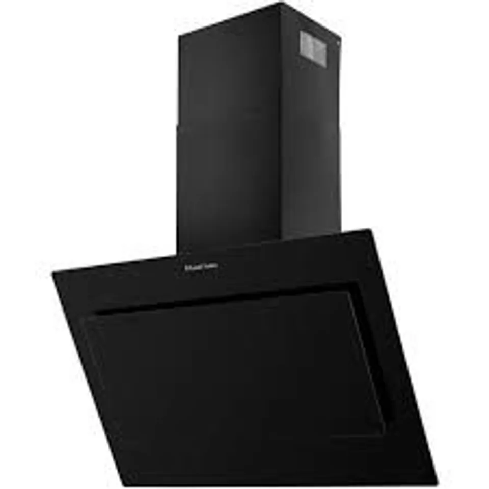 BOXED RUSSELL HOBBS RHGCH902B CHIMNEY COOKER HOOD - BLACK GLASS