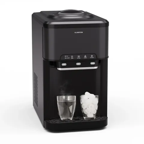 KLARSTEIN AQUEOUS 1.8L 20KG/24H ICE MAKER BLACK