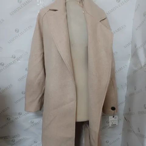 ZARA BEIGE LONG TRENCH COAT - EUR SMALL