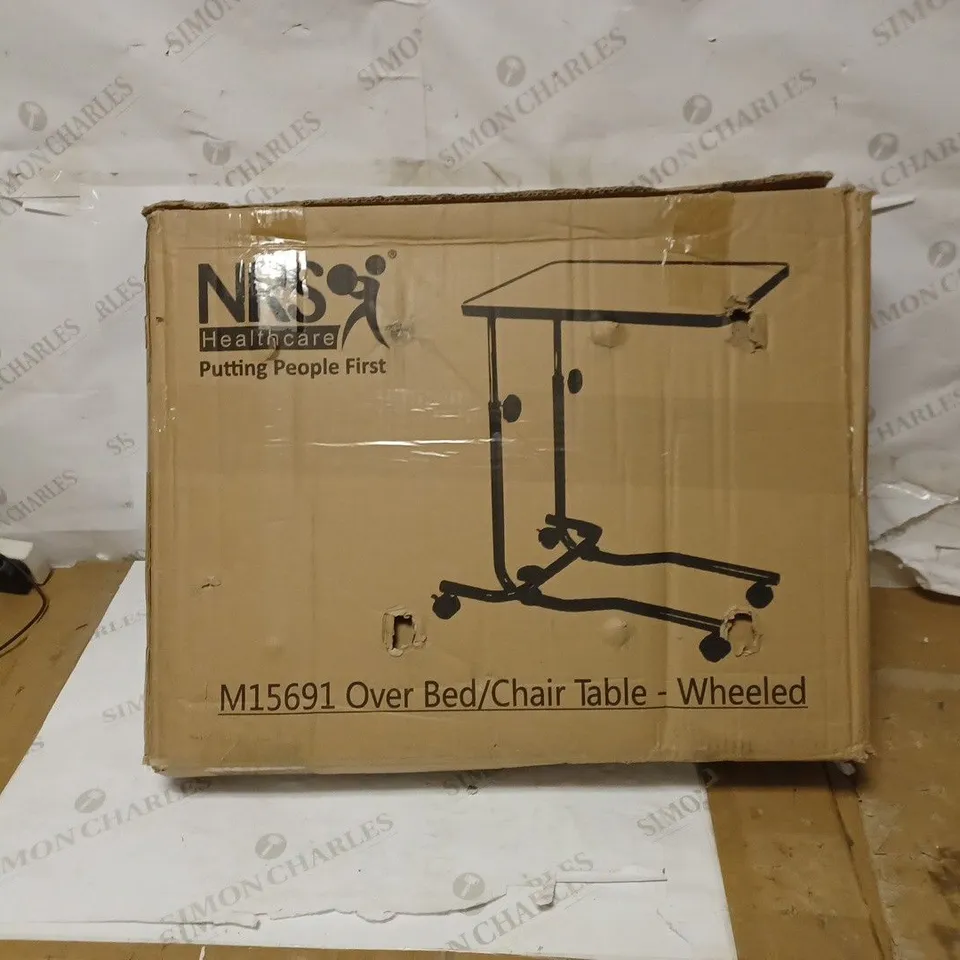 NRS HEALTHCARE M15691 PORTABLE OVERBED/CHAIR TABLE