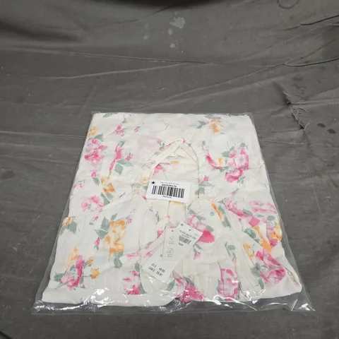 BAGGED HOLLISTER WOMENS FLORAL DRESS - SIZE M