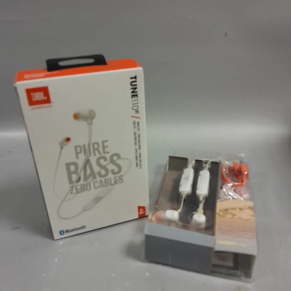 BOXED JBL TUNE 110 PURE BASS WIRELESS EARPHONES 