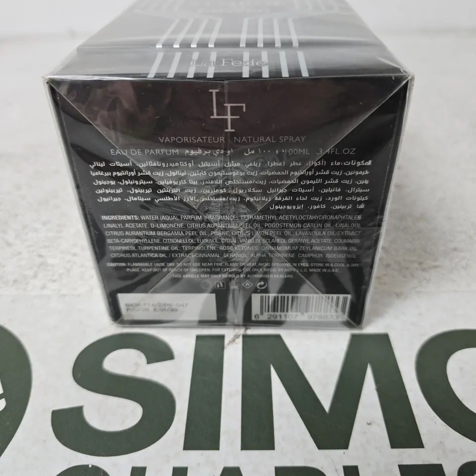 LA FEDE SYMBOL OF POWER EAU DE PARFUM 100ML – BOXED