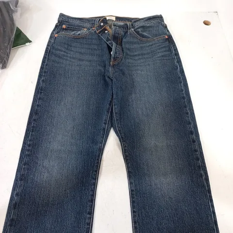 LEVI'S 501 ORIGINAL JEANS – UK 32 (W32 L32) BLUE DENIM