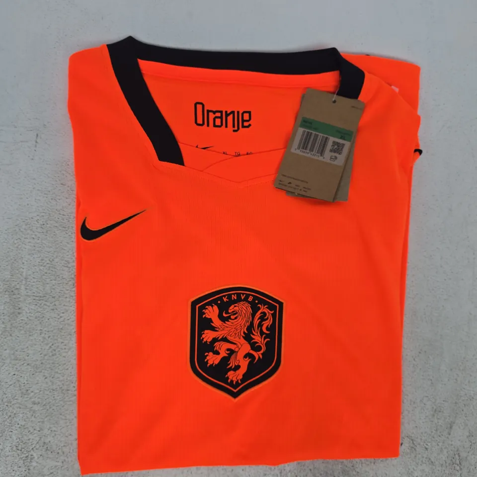 NIKE NETHERLANDS NATIONAL TEAM 2026 HOME FOOTBALL SHIRT SIZE XL