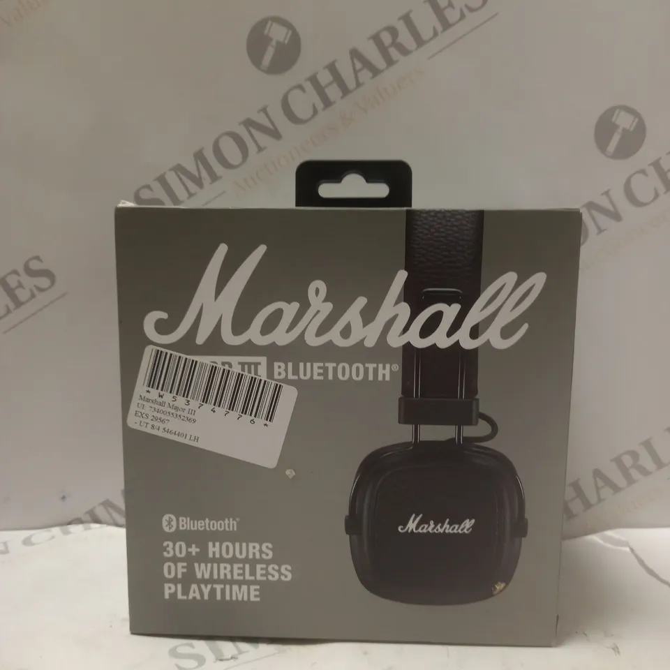 BOXED MARSHALL MAJOR III WIRELESS EARPHONES 
